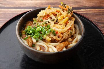 かき揚げカレーうどん