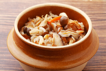 きのこの炊き込みご飯