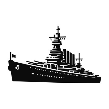 Battleship clip art preview