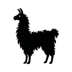 ALPACA LLAMA Silhouette Vector Art image   © BeeStock