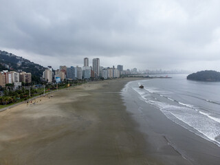 Cloudy day at São Vicente beach