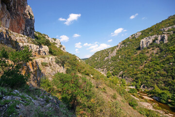Naklejka premium Ballikayalar Canyon is located in Gebze, Turkey. It is a popular tourist area. 