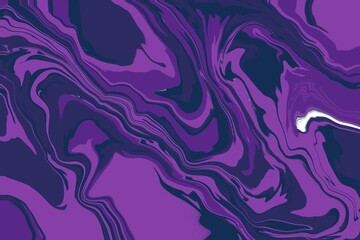 Swirly abstract liquid background. Full frame textures abstract gradient dark purple glowing wave background. Fluid liquid backdrop copy space. Swirling distorted artistic display fluid motion effect