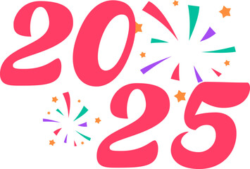 New Year 2025 Emblem