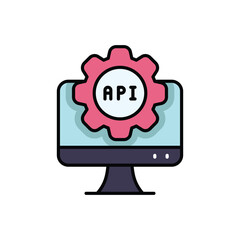API  vector icon
