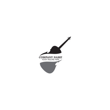 Set of violin logo