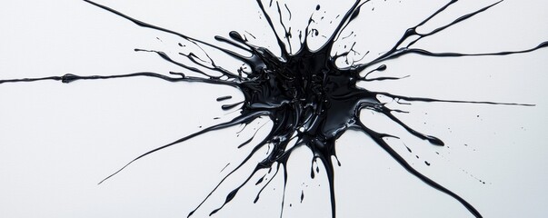 Illustration of a black ink tattoo design, featuring intricate lines and symbols on skin