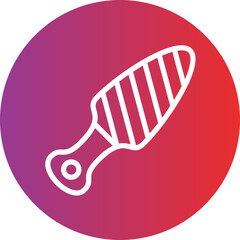 Foot scrub vector icon style