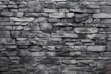 Fototapeta premium Grey flagstone wall architecture backgrounds rock.
