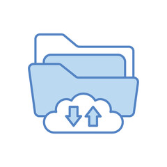 Cloud Transfer vector icon