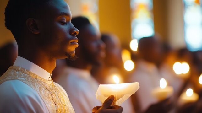 Christian Eucharistic services in Nigeria, Africa Gather communities to participate in Holy Communion
