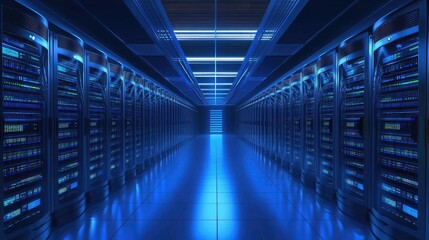 Exploring the depths of server technology a futuristic data center environment