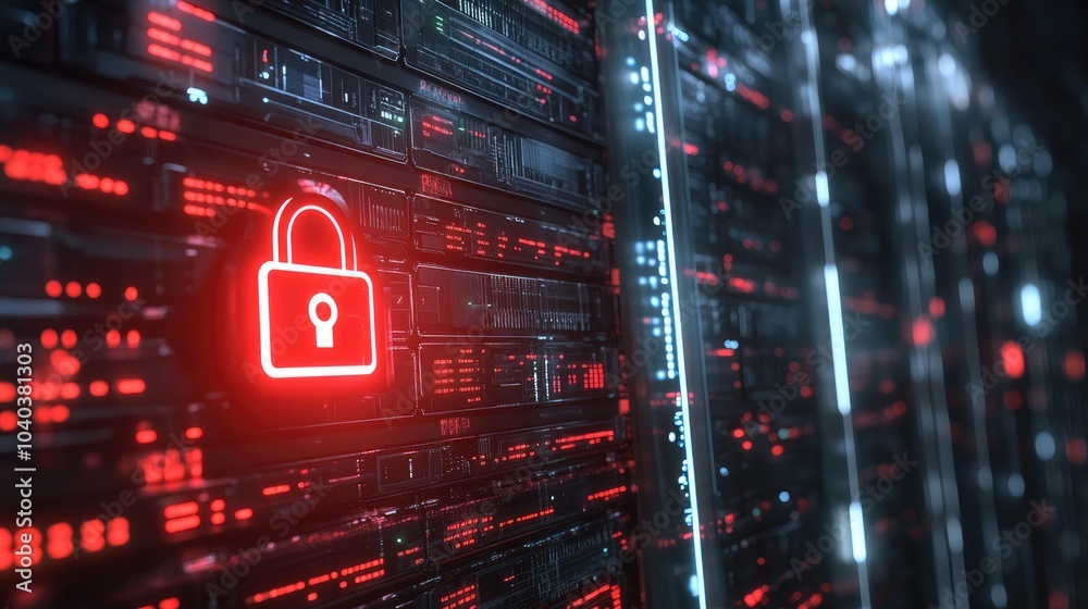 Poster secure data environment understanding the importance of cybersecurity in modern technology