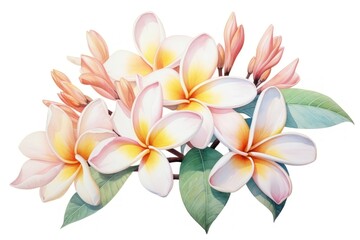 Flower petal plant white background.