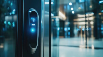 Modern smart access control system enhancing security and convenience in commercial buildings