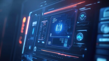 Obraz premium Exploring the future of digital interfaces a deep dive into technology and user interaction