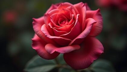 Elegance in Bloom: A Close-Up of a Radiant Rose