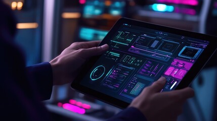 Exploring advanced technology interfaces a glimpse into futuristic digital control panels