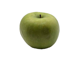 Green apple isolated on white background. Clipping path. Fruit. Mad by me.