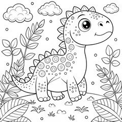 adorable-coloring-pages-dino-edition