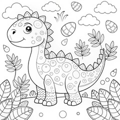 adorable-coloring-pages-dino-edition