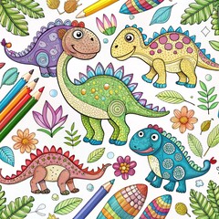 adorable-coloring-pages-dino-edition