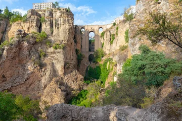 View of the New Bridge of Ronda, Andalusia, Spain
