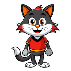 mascot vector cat design