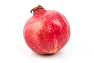 Pomegranate, isolated on a white background.