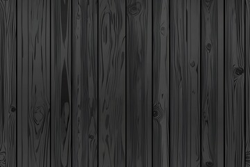 Fototapeta premium Black wooden background with dark gray wood planks, seamless