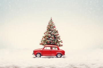 Christmas tree car decoration.