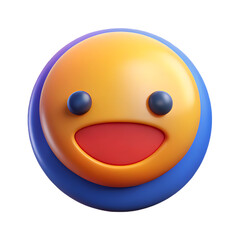 Obraz premium smiley face on white
