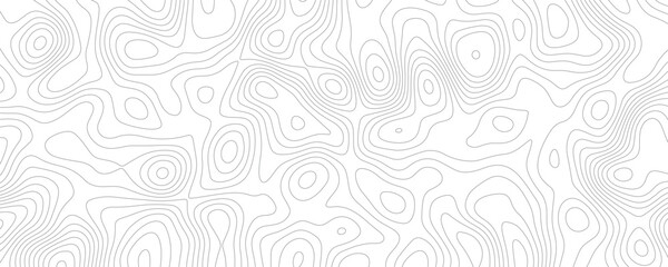 Minimalist abstract topographic contour design for creative mapping and graphic use
