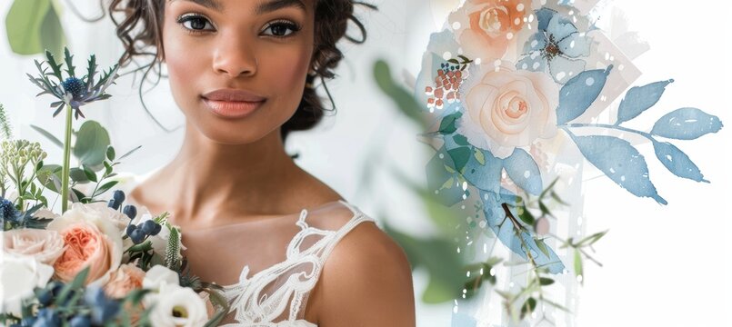 Elegant Bridal Expo Flyer Design with Floral Themes for Wedding Promotions - Powered by Adobe