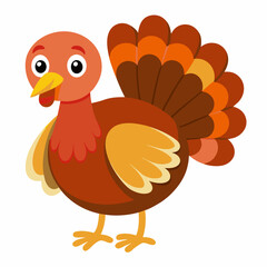 turkey, turkey clipart - pet on a white background