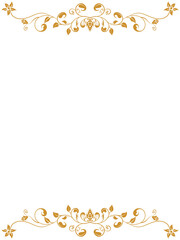 Luxury ornament design with classic style for greeting card.