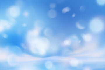 abstract blue bokeh background