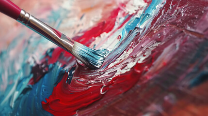 Obraz premium brushes and paints.