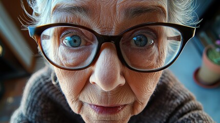 Elderly Person Receiving Home Health Assistance