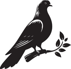 Obraz premium Dove vector illustration design and art