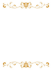 Luxury ornament design with classic style for greeting card.