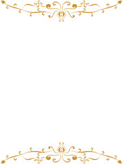 Luxury ornament design with classic style for greeting card.