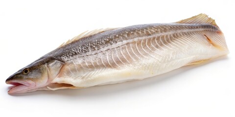 Fototapeta premium Freshwater Fish Isolated on White Background, fish, seafood, aquatic