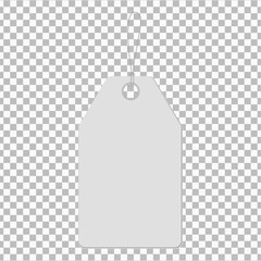 sell tag mockup isolate design vector