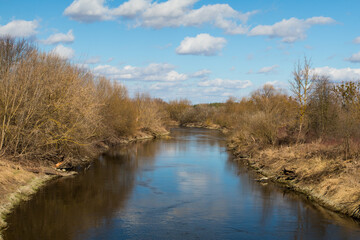 The Bug River in autumn, near Kryłów.