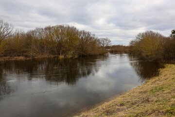 The Bug River in autumn, near Kryłów.
