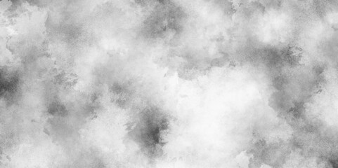 White painted marble texture or grunge, Movement of white smoke on canvas, white and gray aquarelle painted paper textured canvas element with cloudy stains and fogg.
