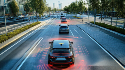 Understanding mobile communication for safe self-driving car networks in urban settings