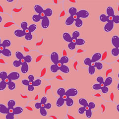 flower, pattern, seamless, floral, wallpaper, vector, design, nature, decoration, leaf, spring, art, flowers, illustration, pink, summer, texture, textile, ornament, backdrop, fabric, plant, vintage, 