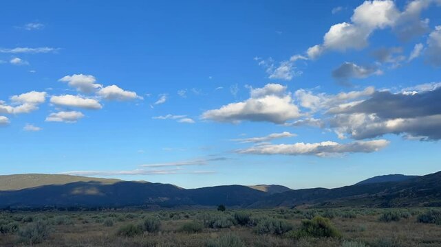 Time Lapse of Clouds over Lockwood Valley, Ventura County, California